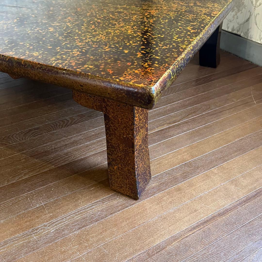 アンティーク】津軽塗り 座卓 ちゃぶ台 センターテーブル 座敷机 工芸