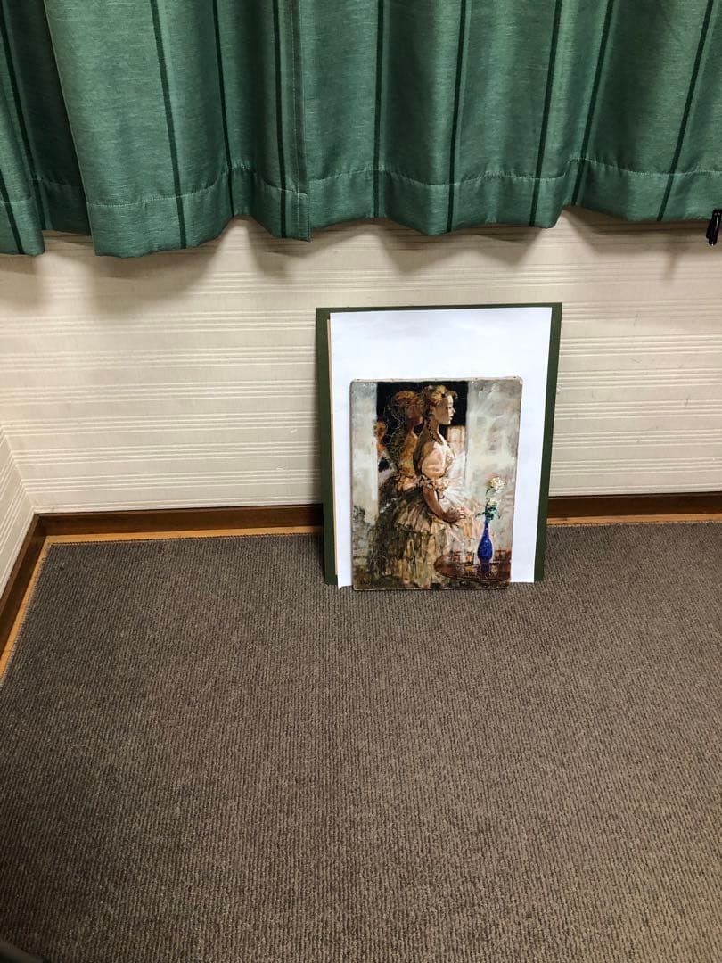 真作 絵画 原題　踊子 奥村四郎