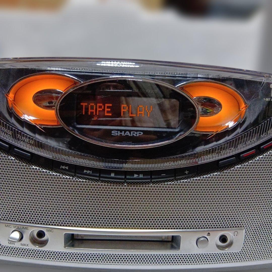 SHARP SD-FX200 MD/CDシステム CD❌️ - メルカリ