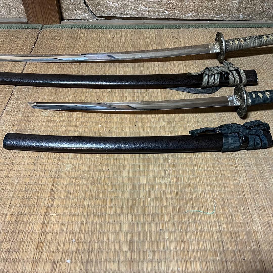 模造刀 大刀 脇差 二本差 龍鍔 武具 日本刀 - メルカリ