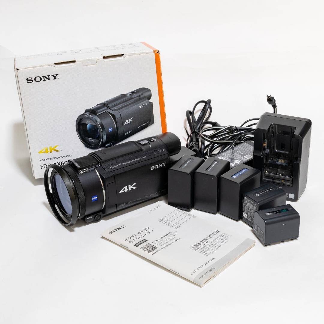 生産終了品FDR-AX60 4K 実用品 生産完了にともなう最終値下げ＞4Kハンディカム「FDR-AX60」。すでに