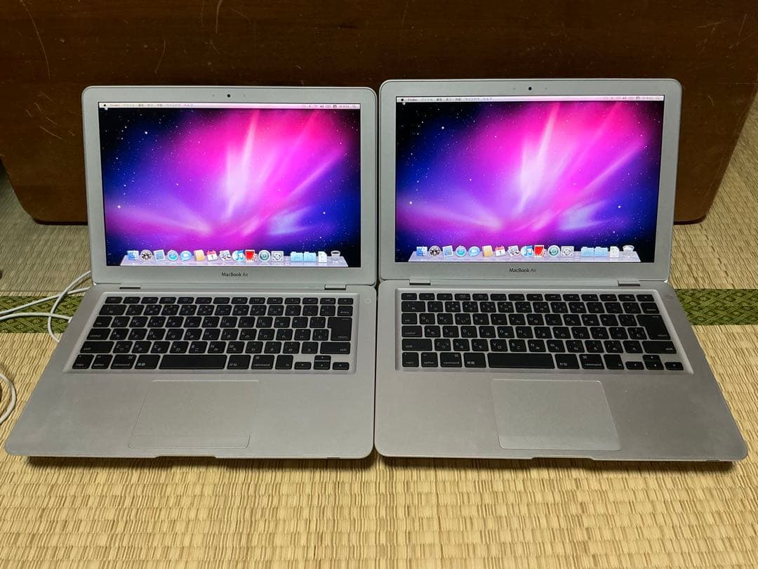 稼働品　Apple Macbook Air a1237 Early2008 ２台 Apple MacBook Air 2008 (A1237) 1.6 GHz, 2GB RAM, 80 GB HDD, NO