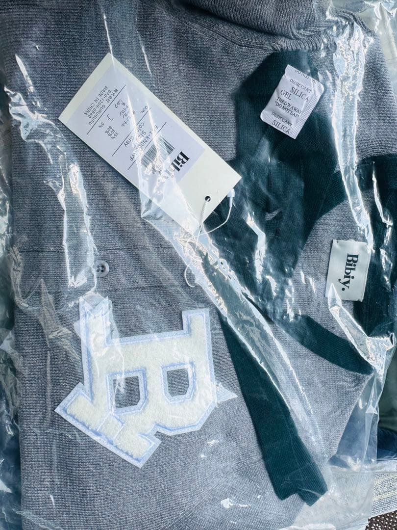 Bibiy. B.CLUB TIE CARDIGAN NAVY ネイビー