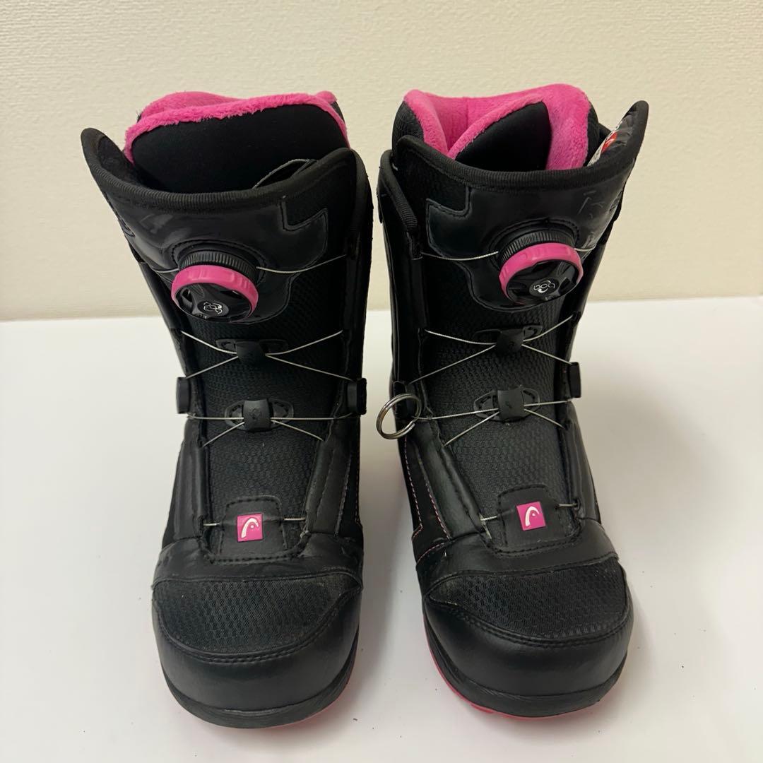head 女性用スノーボードブーツ ブラック/ピンク　23.0cm