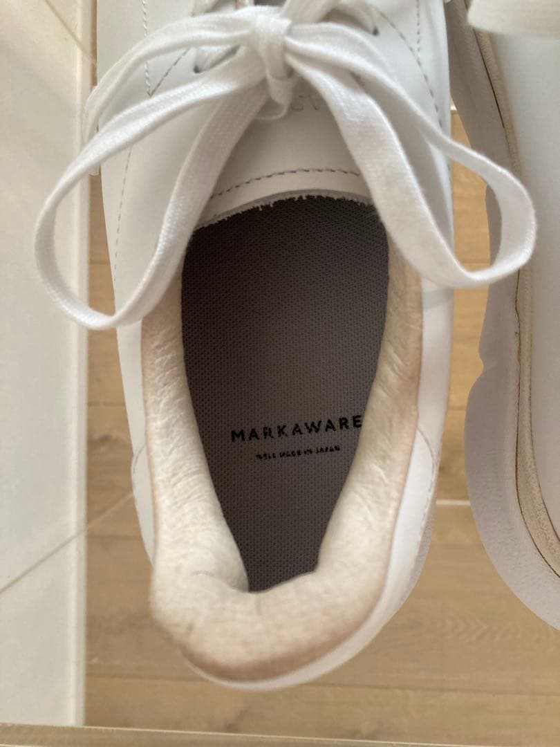 MARKAWARE レザースニーカー　ホワイトスニーカー 27.0cm