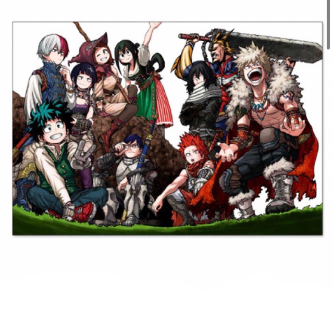 僕のヒーローアカデミア 高級複製原画 複製原画 十傑 ヒロアカ 爆豪 緑