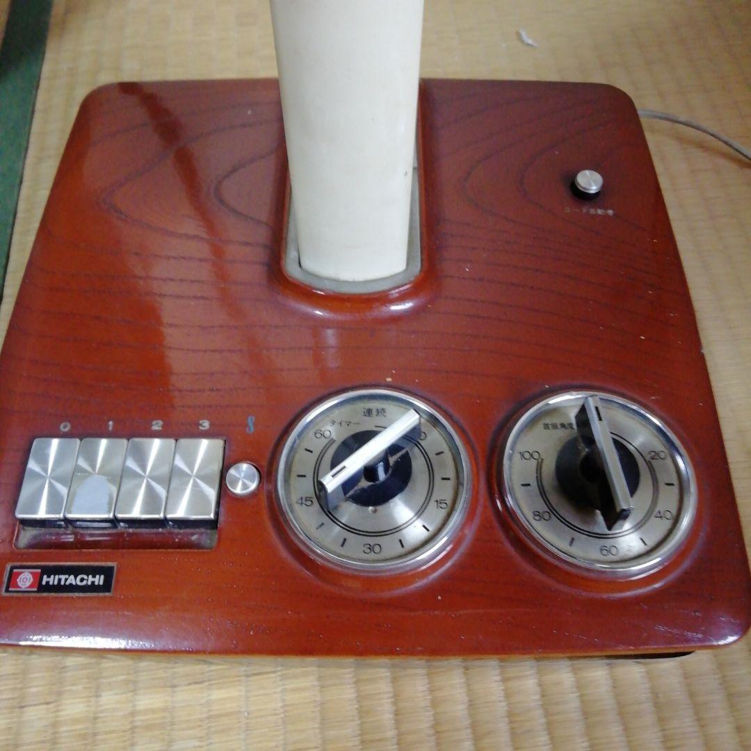 日立扇風機 さわ風 H-727 昭和レトロ 35cm ワインレッド アンティーク