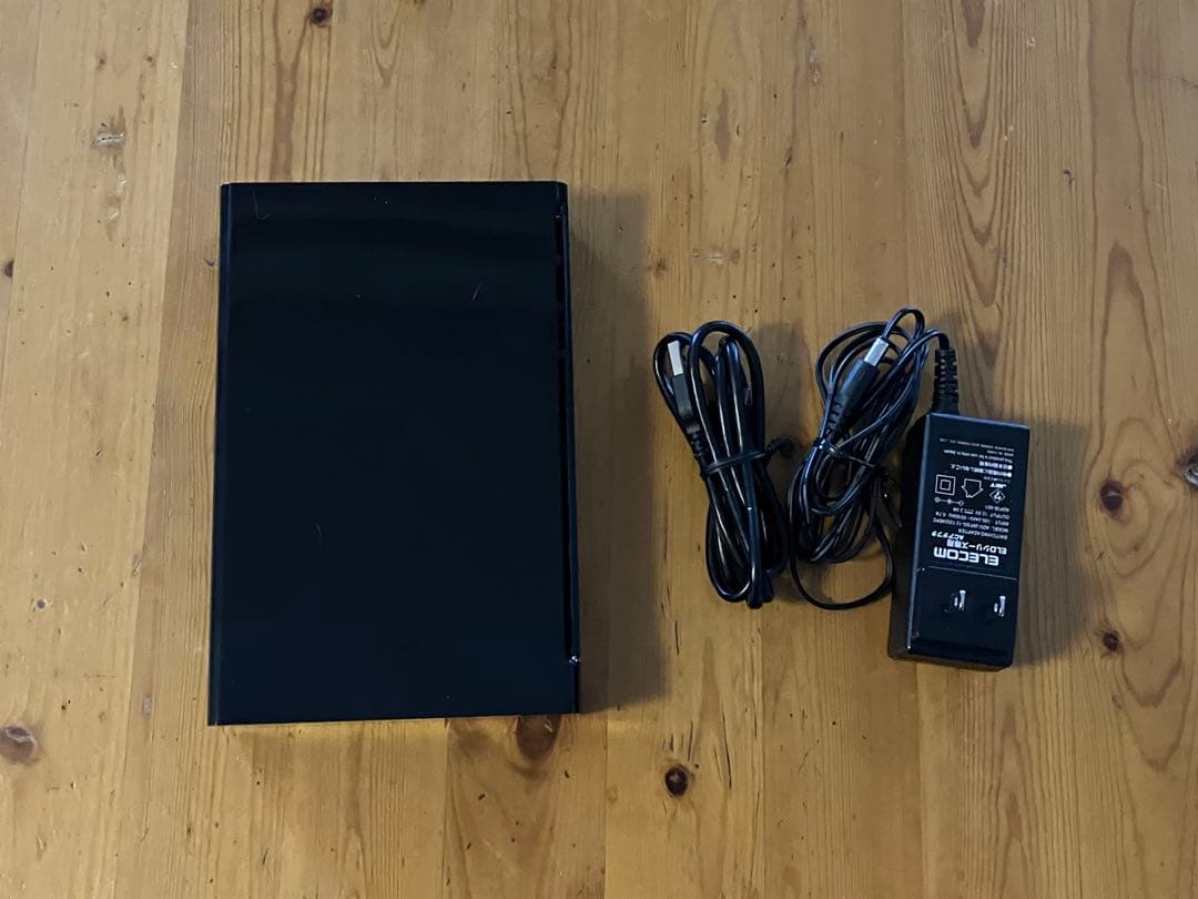 ELECOM 6.0TB 4K録画対応外付HDD ELD-HTV060UBK