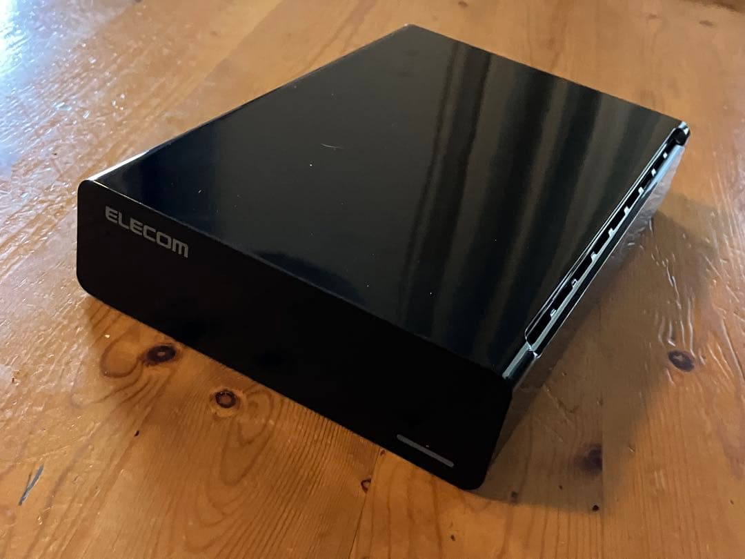 ELECOM 6.0TB 4K録画対応外付HDD ELD-HTV060UBK