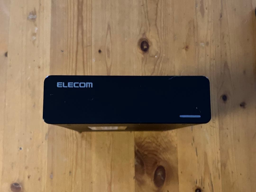ELECOM 6.0TB 4K録画対応外付HDD ELD-HTV060UBK