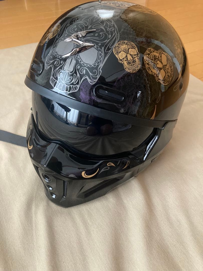 ※SAS　スコーピオン　ヘルメット　Lサイズ　超美品 SCORPION Scorpion スコーピオン Covert-X Solid ヘルメット マスク