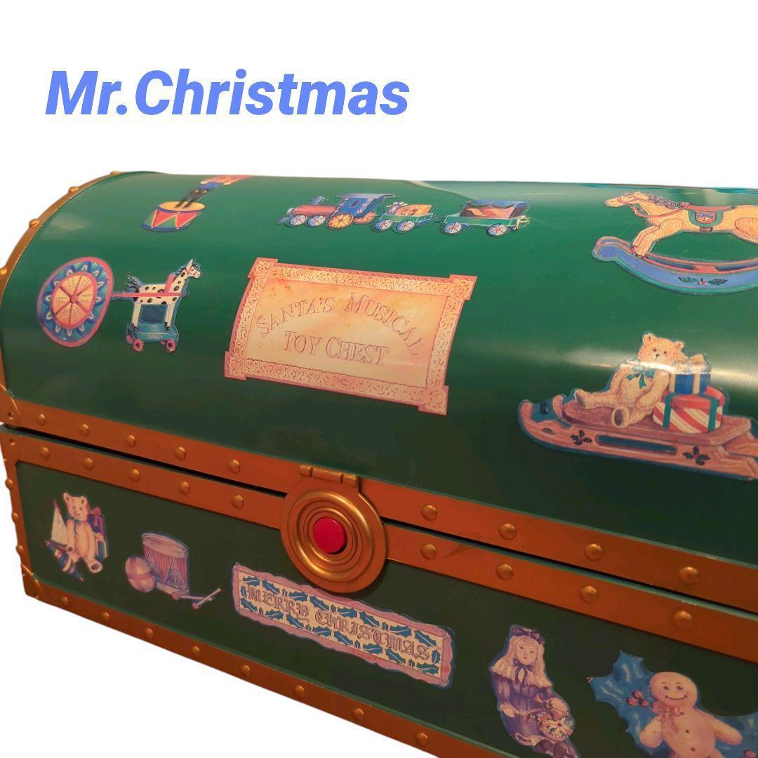 【レトロ】ミスタークリスマス サンタ ミュージカル トイチェスト オルゴール演奏
