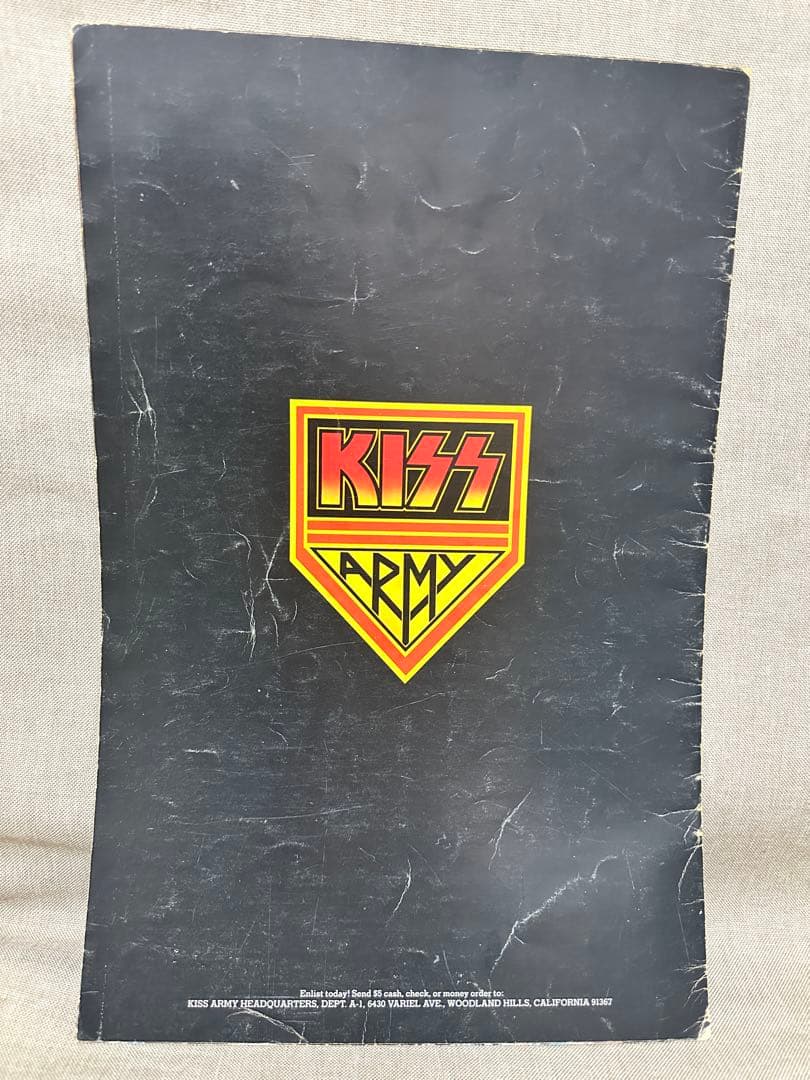 KISS ON TOUR Destroyer版 ツアーパンフ