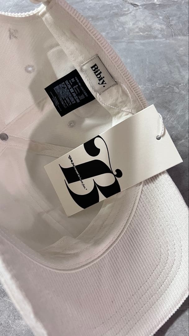 bibiy. B. CLUB CAP 新品ivory