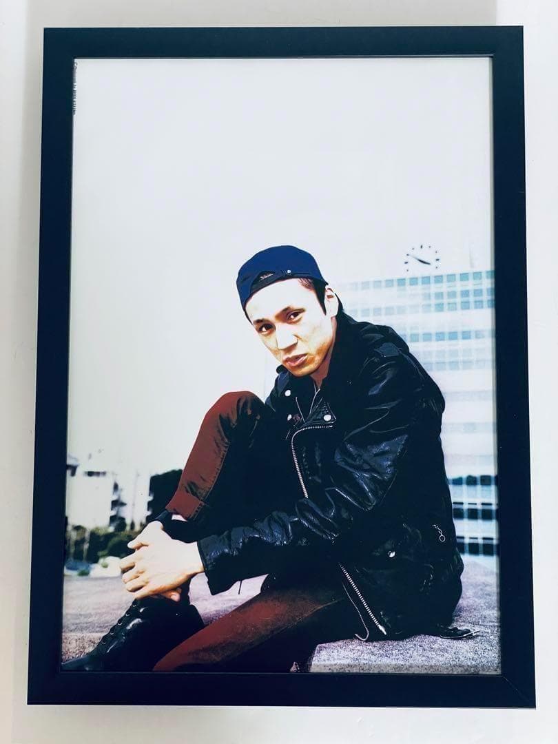 ザ・ブルーハーツ ポスター風アートフレーム 雑誌切り抜き⑦ A4額縁