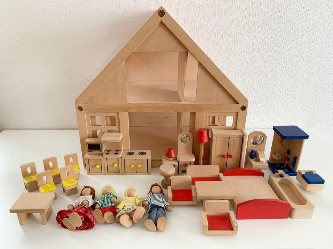 値下げ ボーネルンド ドールハウス マイドールハウス セット - メルカリ