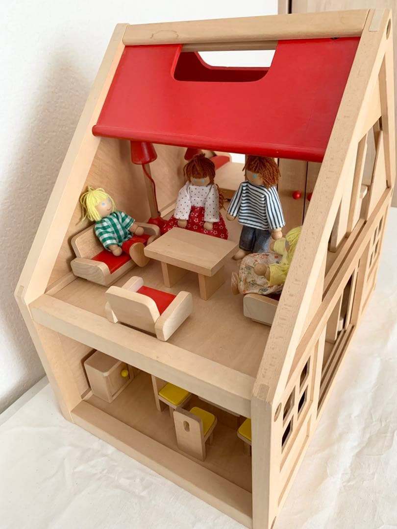 値下げ ボーネルンド ドールハウス マイドールハウス セット - メルカリ