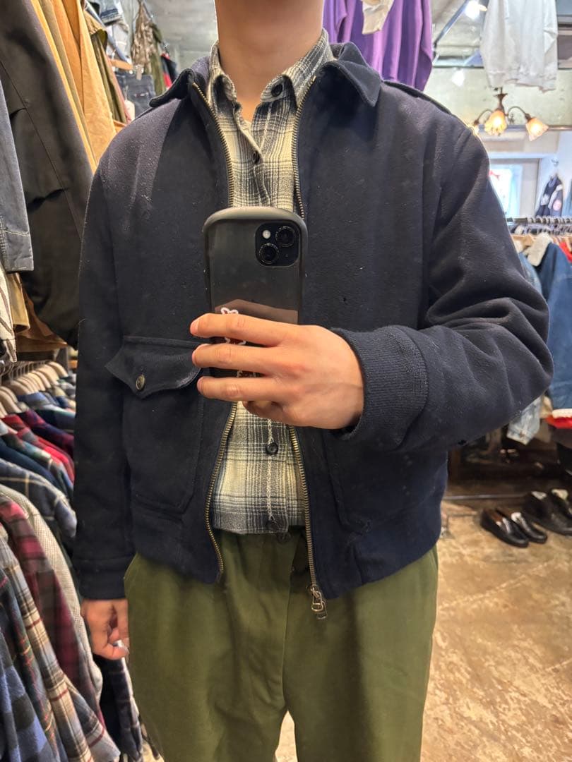 90s ラルフローレン a2 A2 A-2 フライトジャケット ウールジャケット