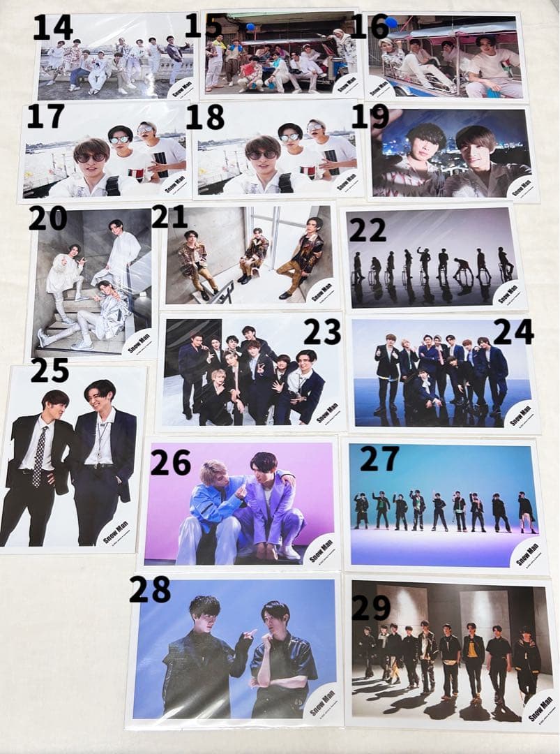  Man 集合•混合 公式写真 201枚まとめ売り