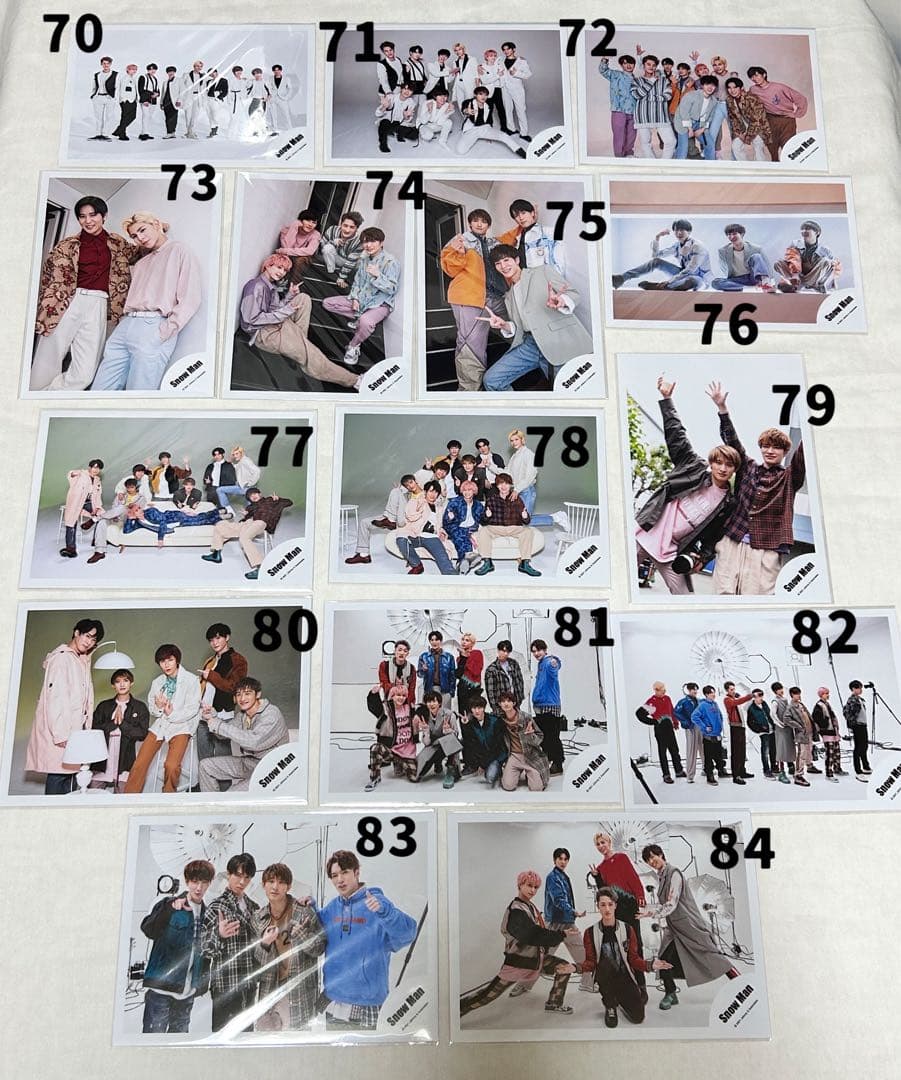  Man 集合•混合 公式写真 201枚まとめ売り