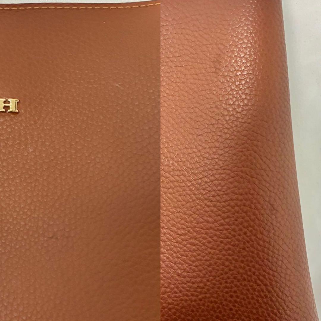 極美品】コーチ 81122 タウンバケットバッグ 2way ハンドバッグ 茶