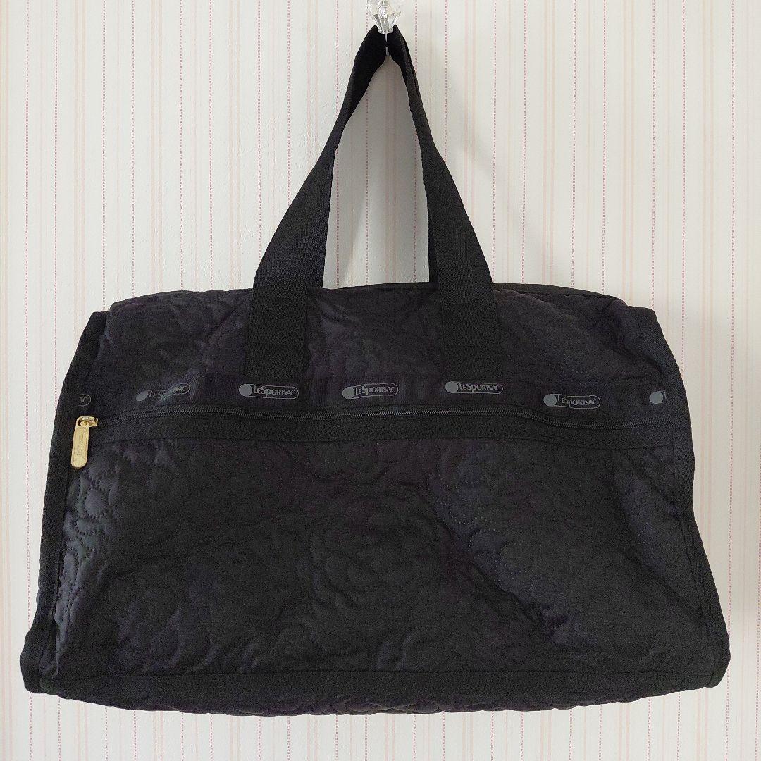 レスポートサック パフィーブロッサムズ ボストンバック 黒 - メルカリ