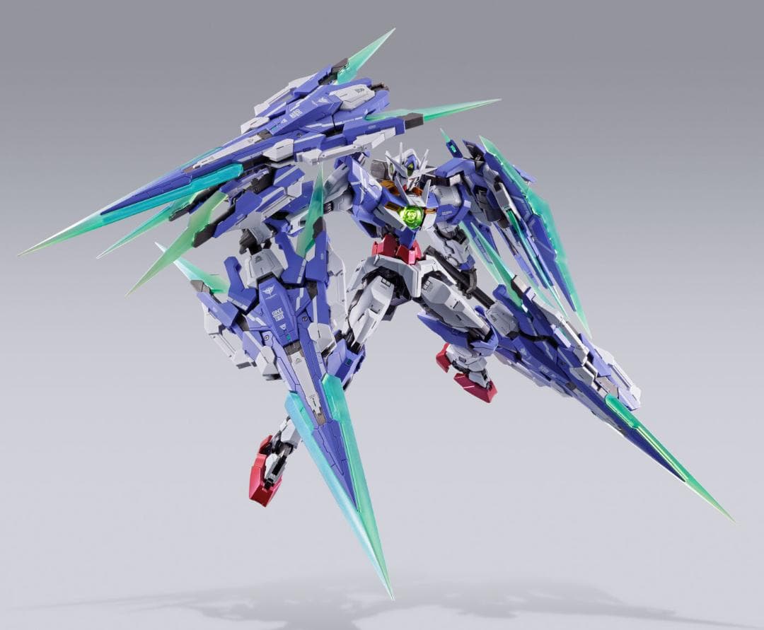 新品未開封　メタルビルド　ダブルオークアンタフルセイバー＆オプションセット Amazon.co.jp: METAL BUILD ダブルオークアンタ フルセイバー 約180mm