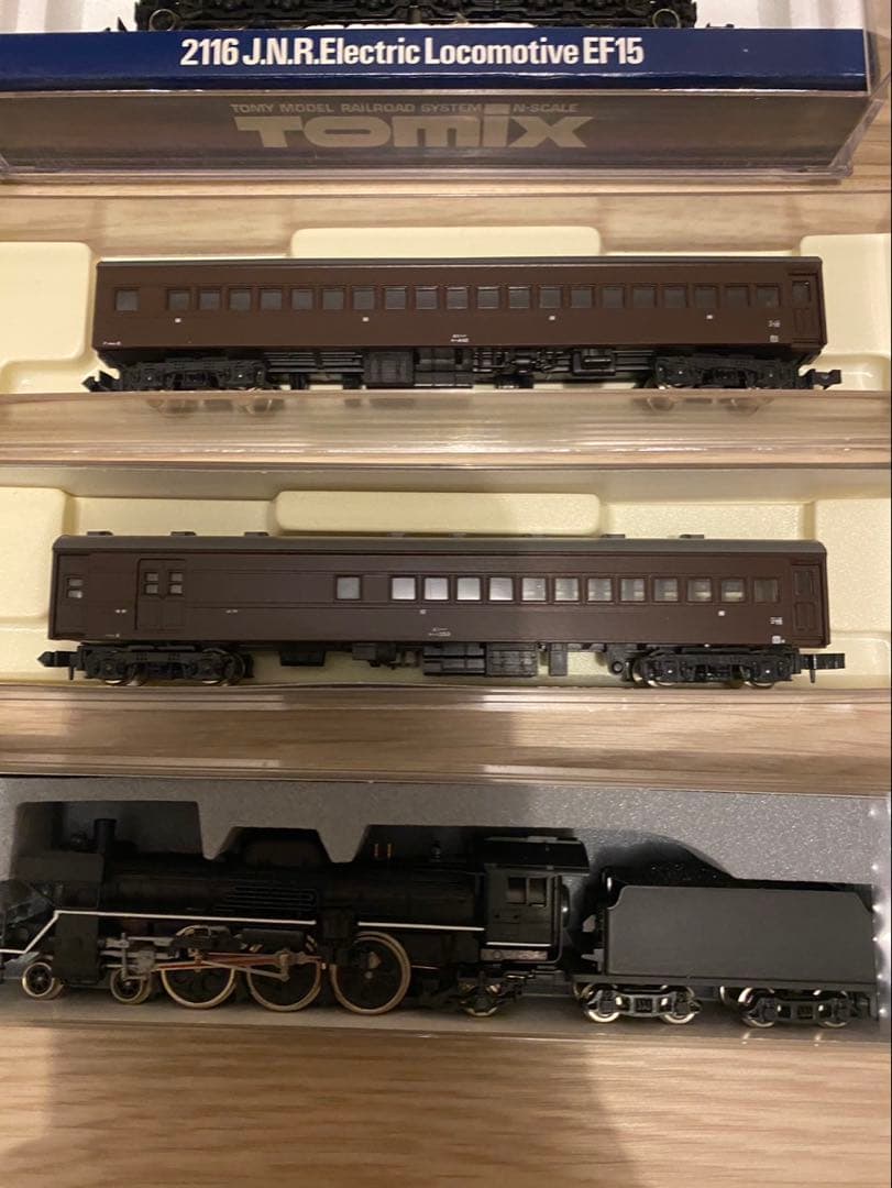 Nゲージ　鉄道模型　TOMIX ED76 EF15 KATO D51 オハ35