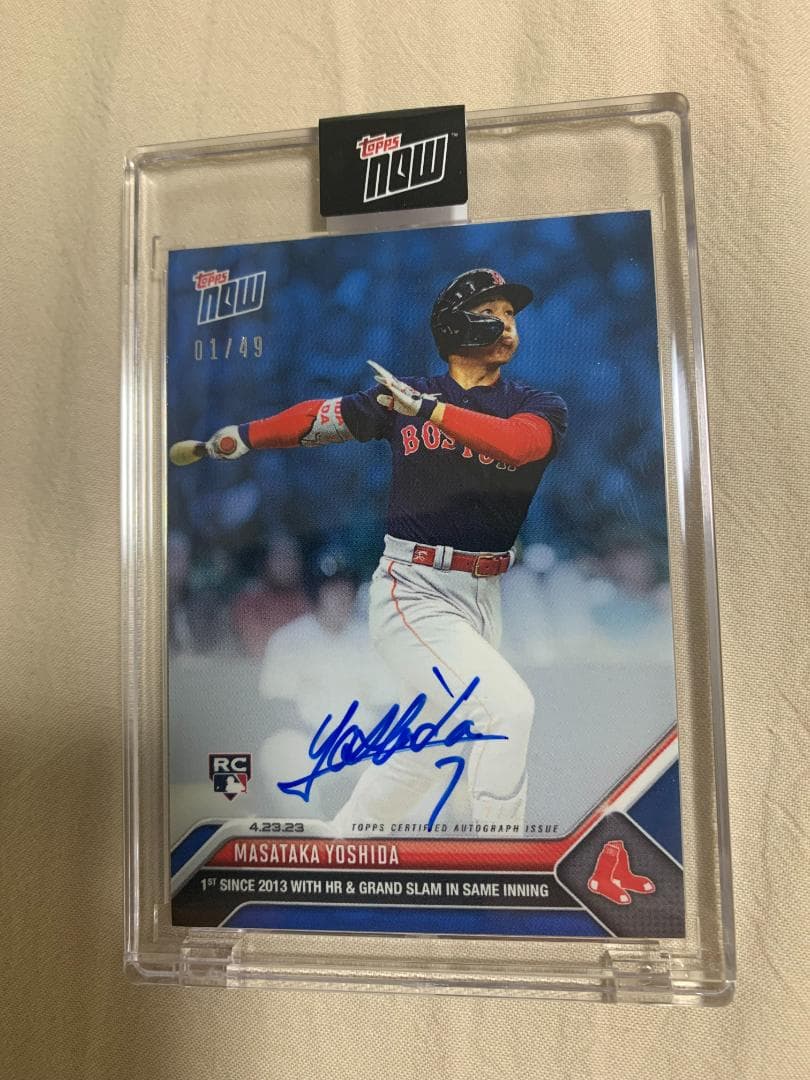 希少 吉田正尚 1stカード! 49枚限定 ルーキー サイン Topp