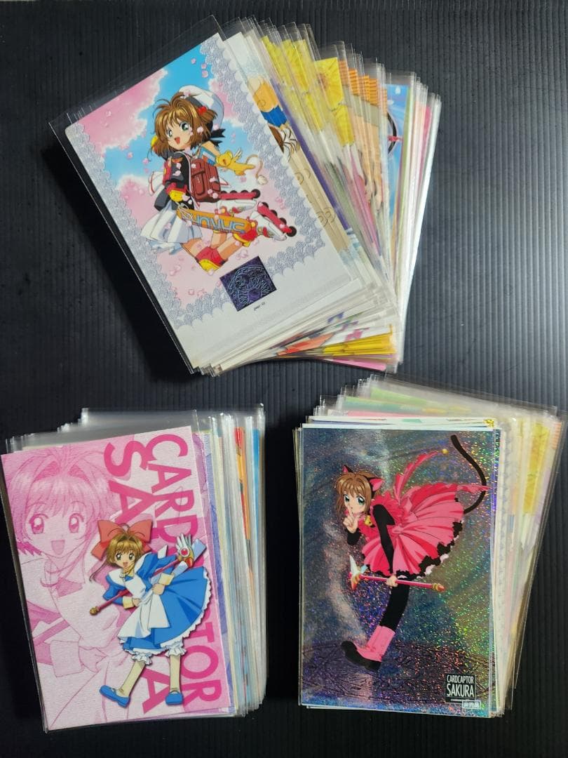 カードキャプターさくら　キャラクターメールコレクション　１８６枚＋台紙１２３枚