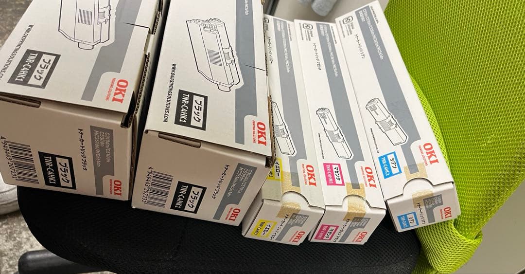 新品未使用】OKI 純正トナーカートリッジ TNR-C4Hシリーズ 5本セット