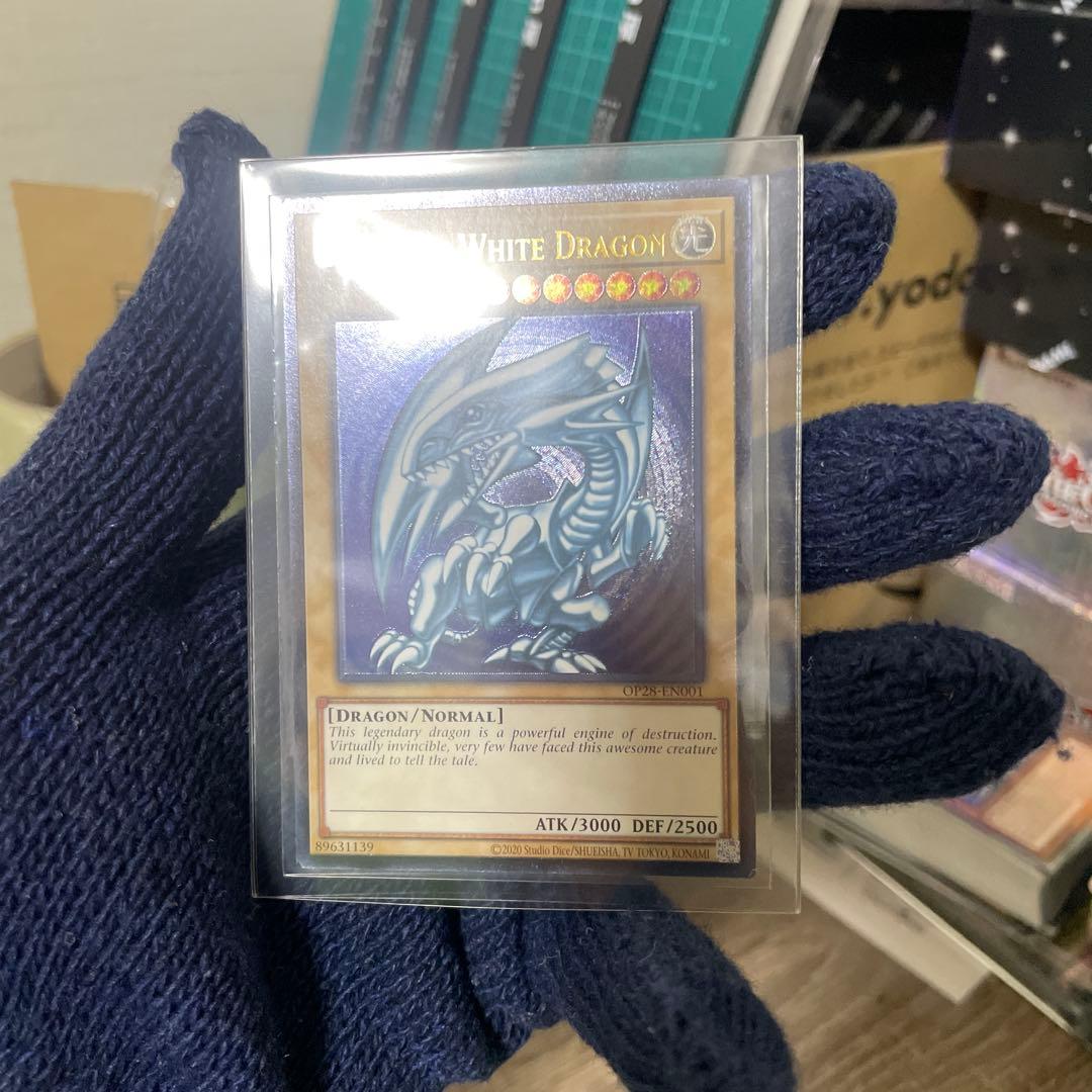 ぬ*る様 青眼の白龍　ブルーアイズホワイトドラゴン　レリーフ　英語版　OP28-