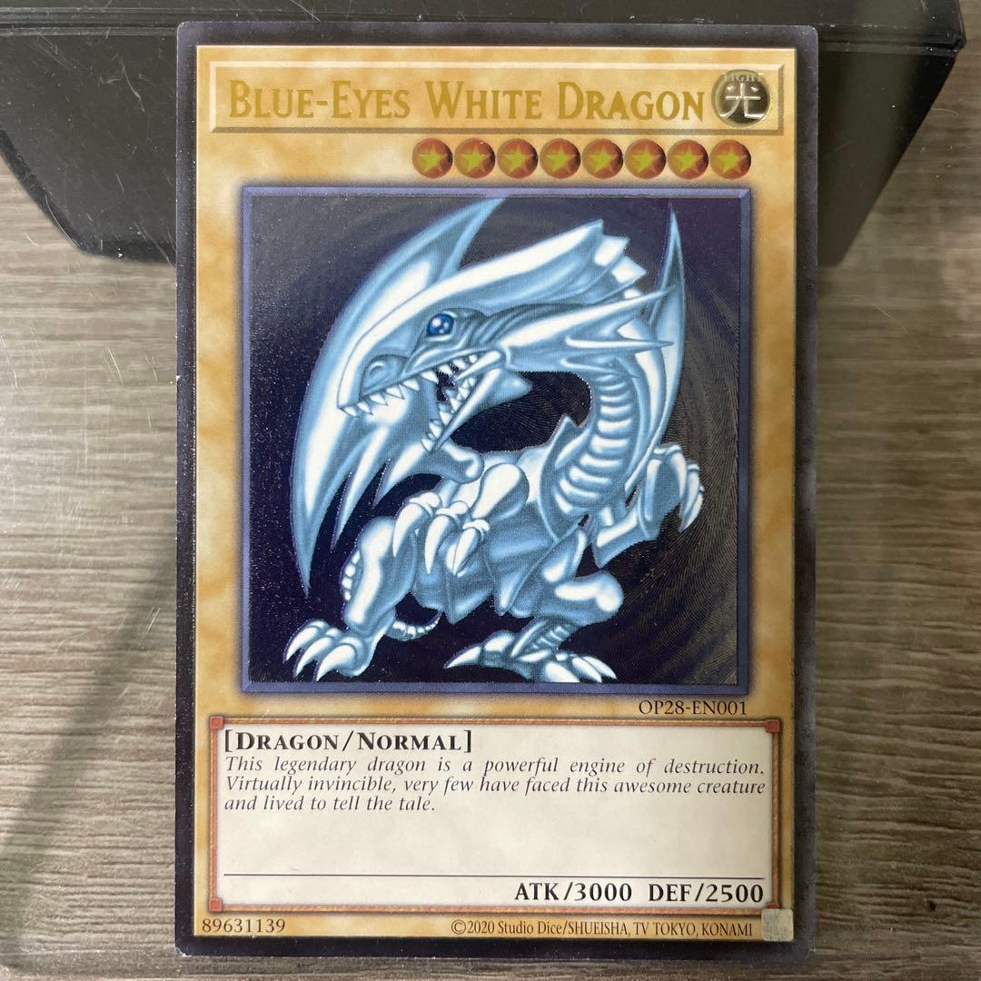 ぬ*る様 青眼の白龍　ブルーアイズホワイトドラゴン　レリーフ　英語版　OP28-