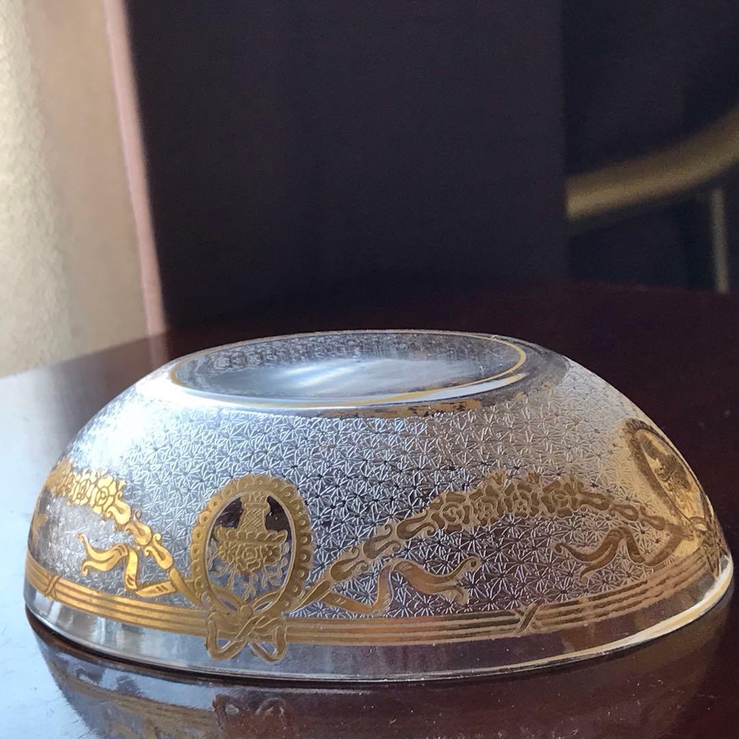 素敵な☆オールドサンルイSt LouisサフォSaphoクリスタル石鹸入れ