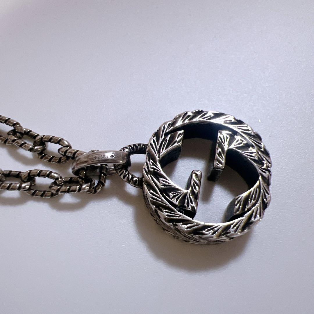 《専用》一級品 GUCCI ネックレス インターロッキング アラベスク ラージ