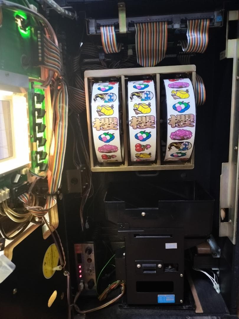 【パチスロ実機】マックスアライド★櫻（サクラ）【不要機付き】４号機・レトロ