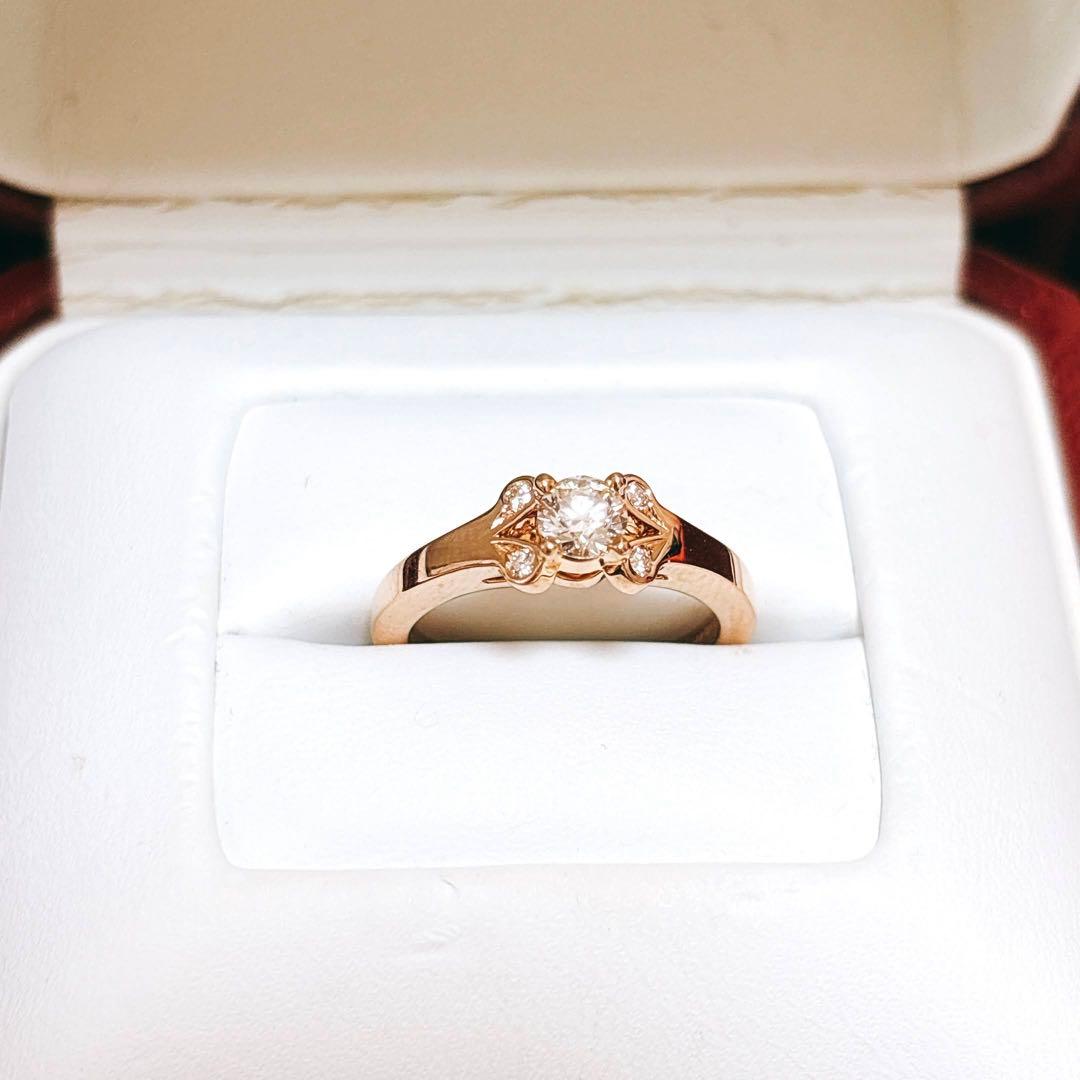 【正規品】Cartier バレリーナリング 7号 0.24ct ピンクゴールド