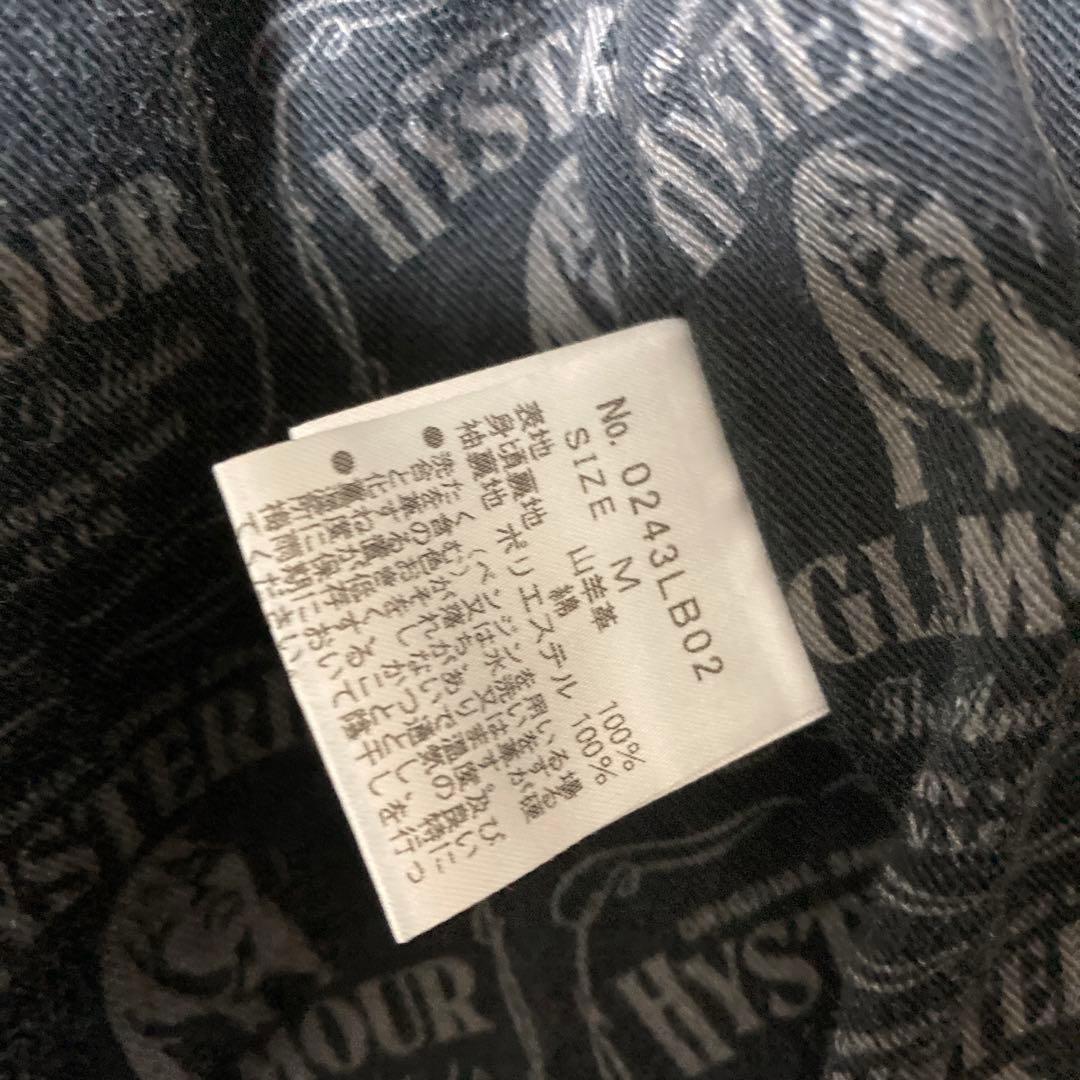 美品！定価10万ヒステリックグラマー憧れのコーチレザー黒ジャケット