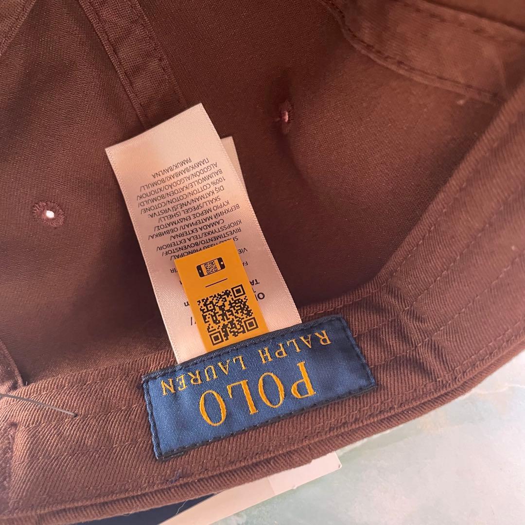 大人気カラー《 新品》ポロ ラルフローレン ブラウン キャップ 帽子