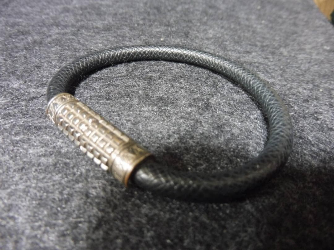 LOUIS VUITTON ルイヴィトン ブレスレット タイガ ブラスレ LOUIS VUITTON◇ブラスレ・ディジットタイガ_タイガ_BRW/レザー/BLK