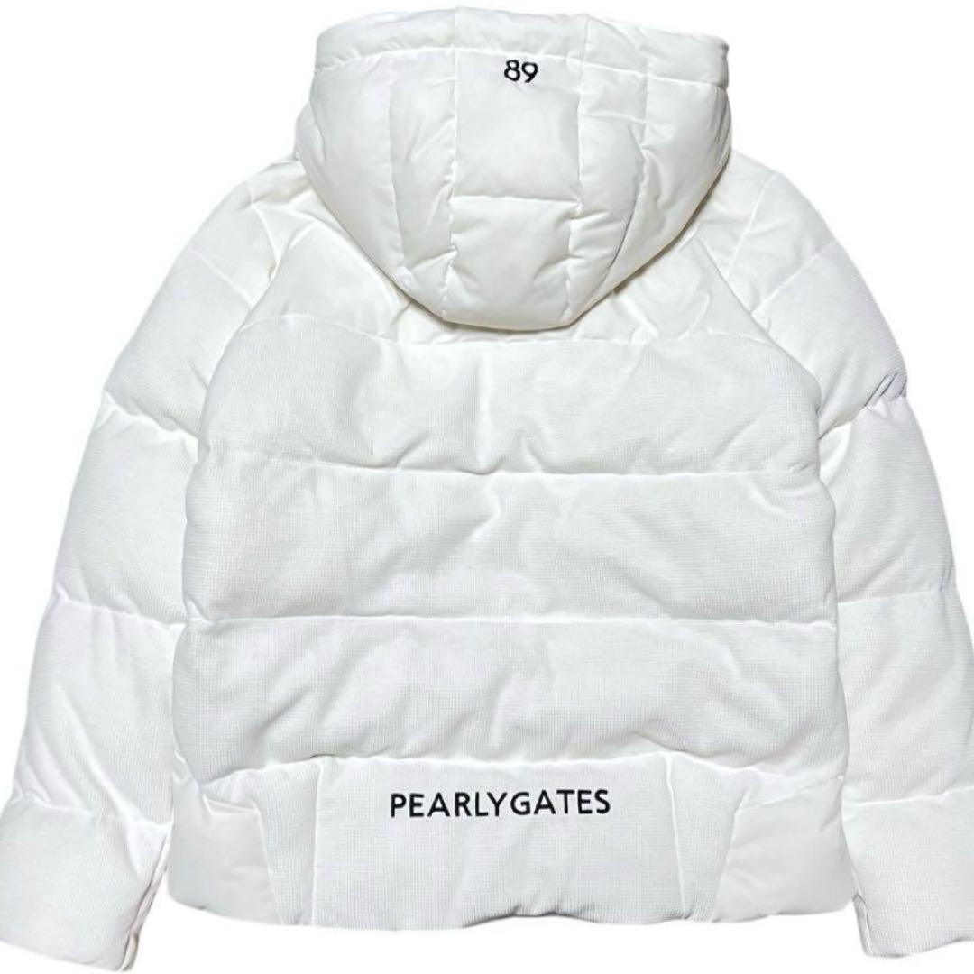 SALE‼️PEARLY GATES フード付きダウンジャケット ホワイト - メルカリ