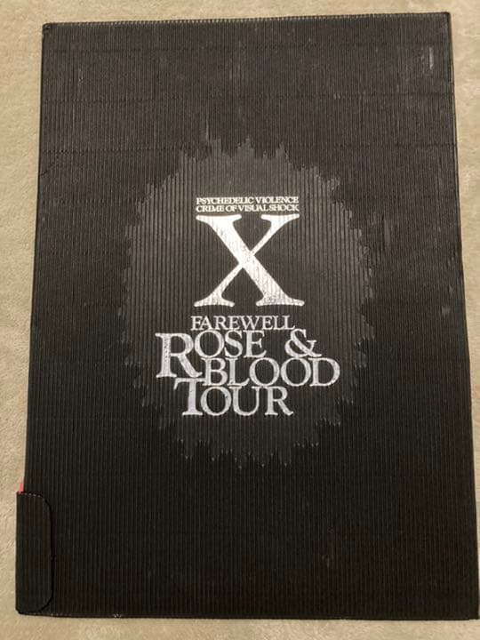 X JAPAN ROSE & BLOOD TOUR 公式ポスター美品
