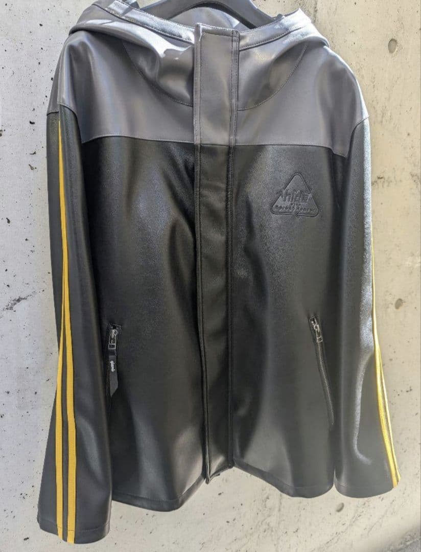 glamb × hide Leather Line Parka レザーパーカー - メルカリ