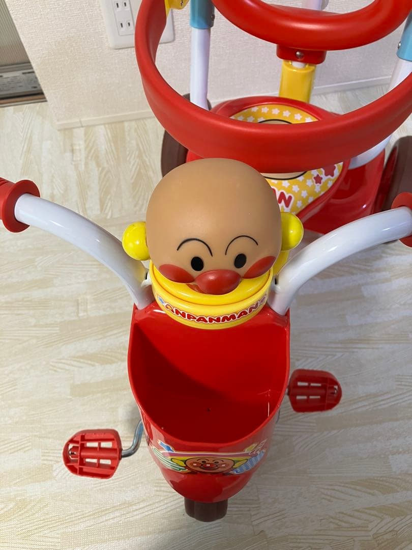 アンパンマン 折りたたみ三輪車 - メルカリ