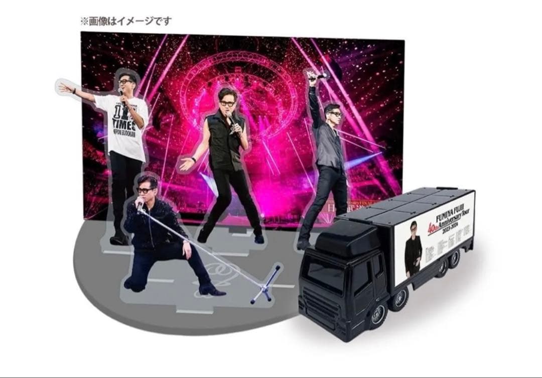 藤井フミヤ　40th ツアトラ　アクスタ4つ