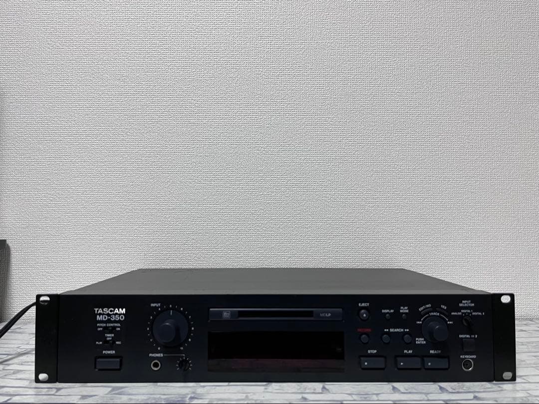 稼働品 TASCAM MDレコーダー MD350