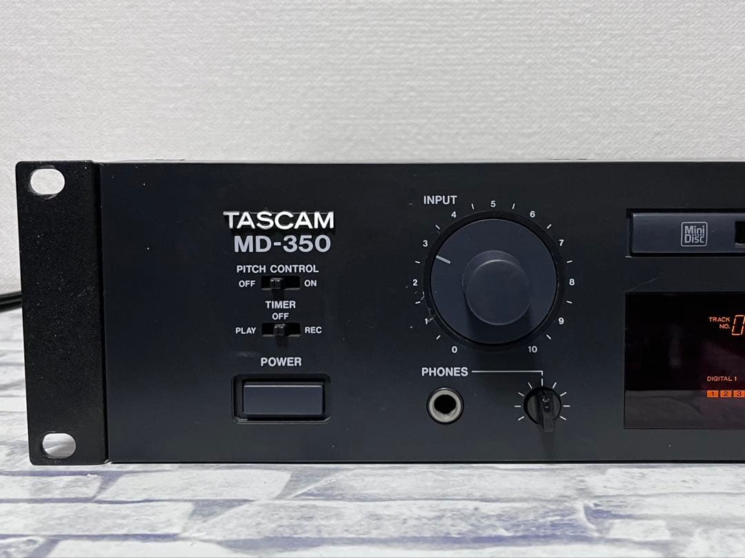稼働品 TASCAM MDレコーダー MD350