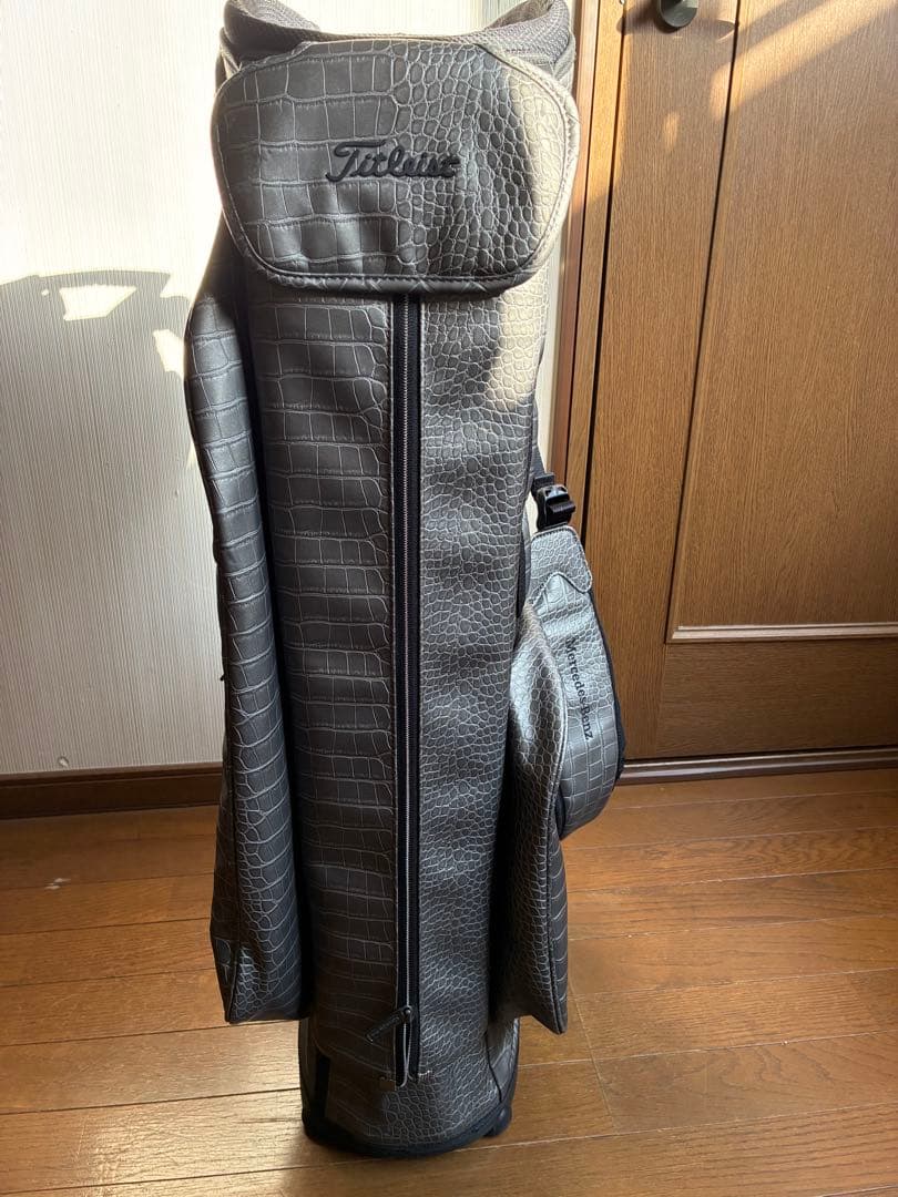 Titleist メルセデス・ベンツ キャディバッグ グレー クロコ型押し