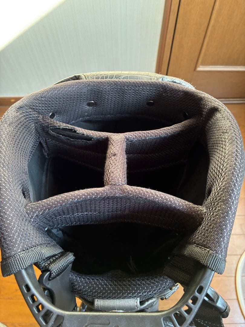 Titleist メルセデス・ベンツ キャディバッグ グレー クロコ型押し