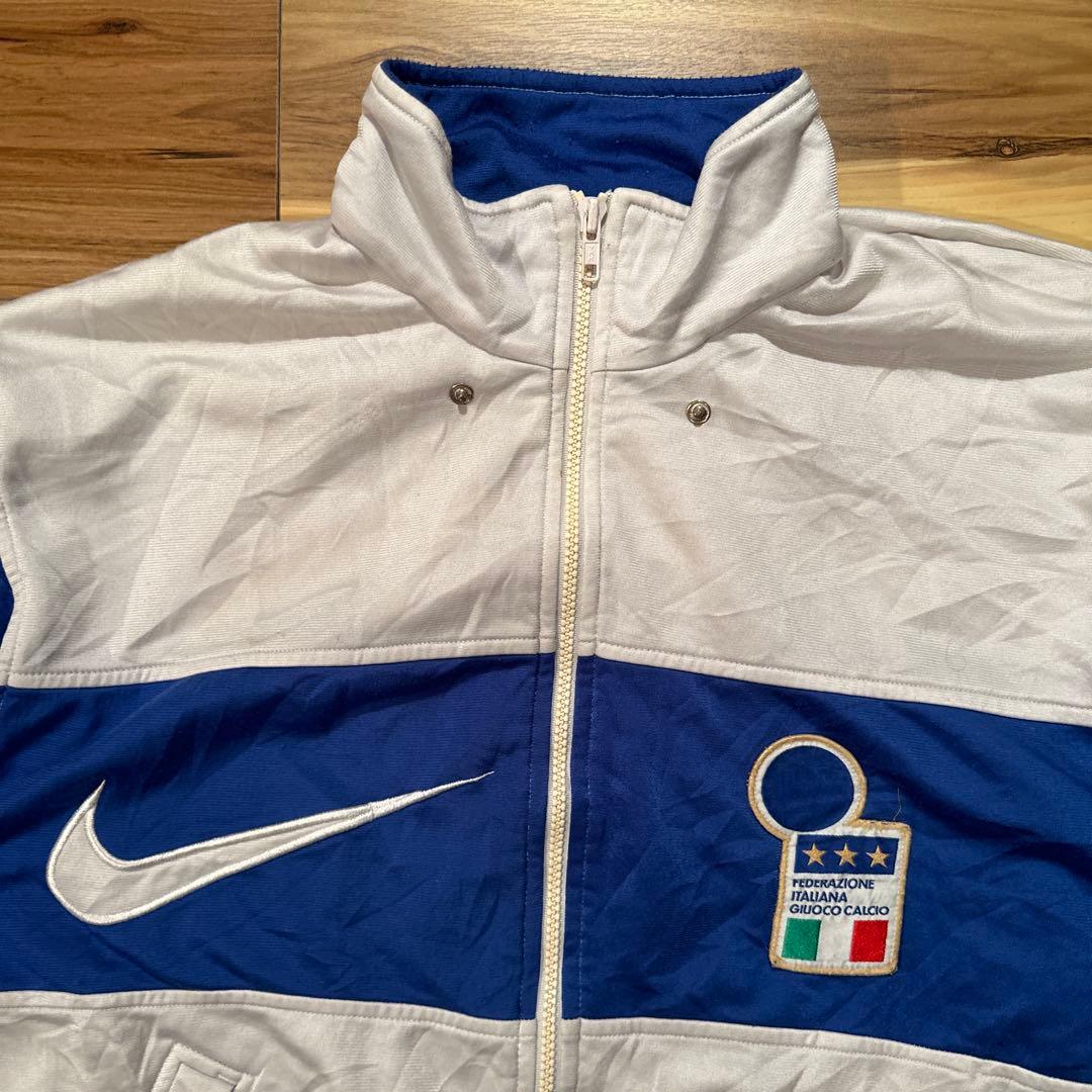 激レア 90s】サッカー イタリア代表 NIKE トラックジャケット 刺繍ロゴ